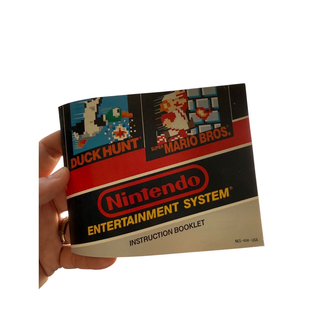 Nintendo NES Super Mario Bros Duck Hunt‎ Instruction Booklet Manual NES-MH-USA